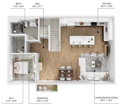 Floor plan for 4 beds, 3 baths, 2470 sqft